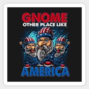 Gnome Other Place Like America Sticker